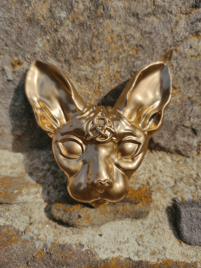 Magnet Sphynx doré 