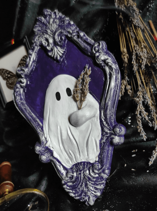 Cadre petit Fantome Violet