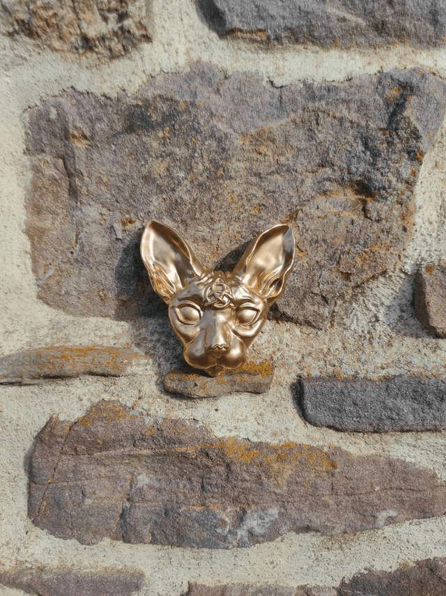 Magnet Sphynx doré 