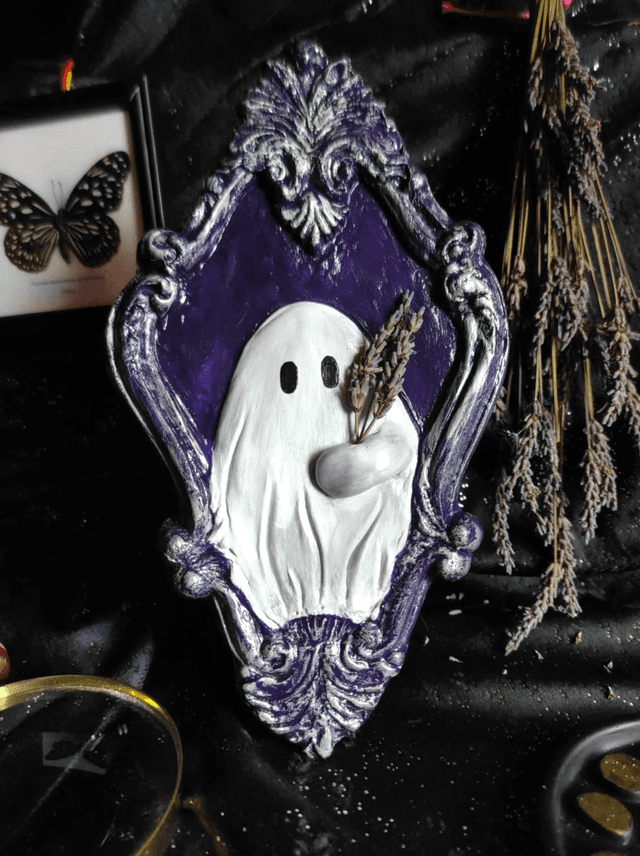 Cadre petit Fantome Violet