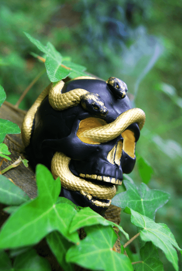 Crâne &quot;Mue éternel&quot; noir